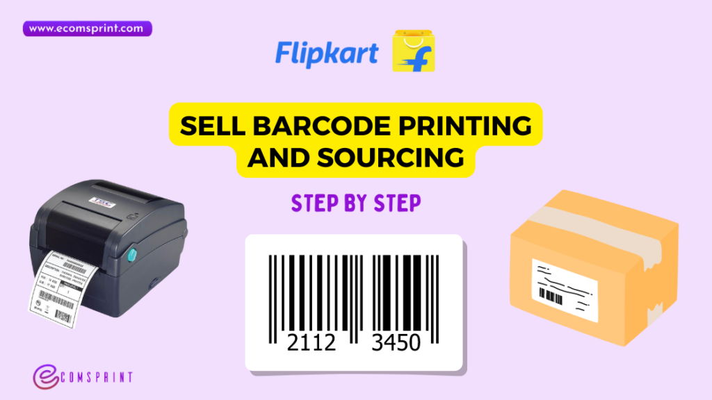 Flipkart Seller ID Barcode Download and Printing Process
