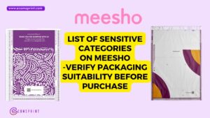 list of sensitive categories on meesho -verify packaging suitability before purchase