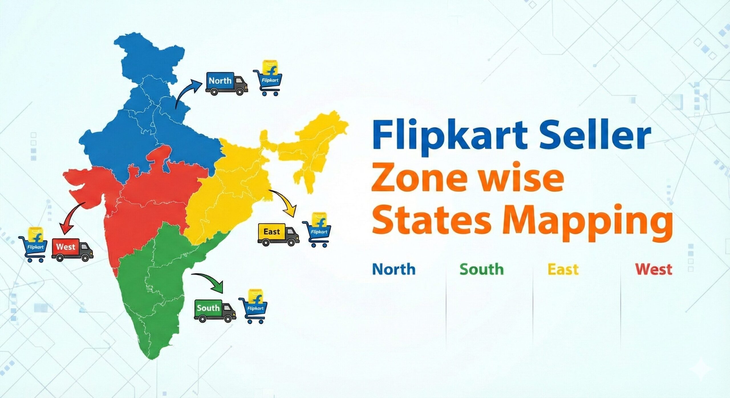 You are currently viewing Flipkart Seller Zone wise States Mapping